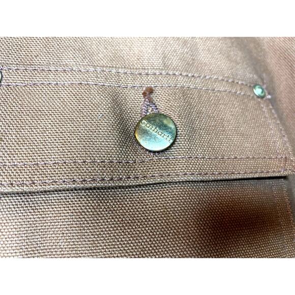 Vintage Carhartt Jacket Brown Duck Blanket Lined Chore Coat Men’s Sz. 46 - Picture 6 of 17